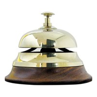 Tresenglocke Glocke Aus Messing/Holz 13 X 11 Cm Sea-Club