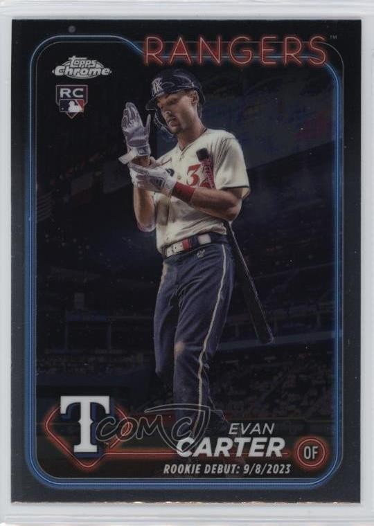2024 Topps Chrome Update Rookie Debut Evan Carter #USC199 1g2w