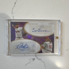 Topps Dynamic Duals, Chrome Schwellenbach Braves, Lowder Reds Rookie Auto Lot