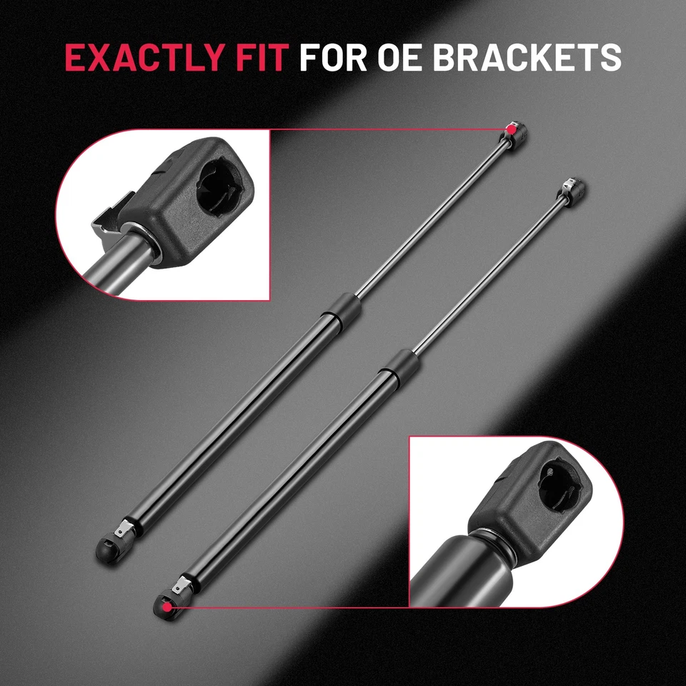 For 1987-1995 Jeep Wrangler 2x Rear Window Glass Lift Supports Shock Struts 4761 Foto 3 de 4