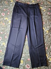 Yves Saint Laurent Pleated Dress Pants Black 38R See Images For Size