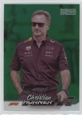 2024 Paddock Pass Formula 1 Chrome Green Refractor 33/275 Christian Horner 15ue