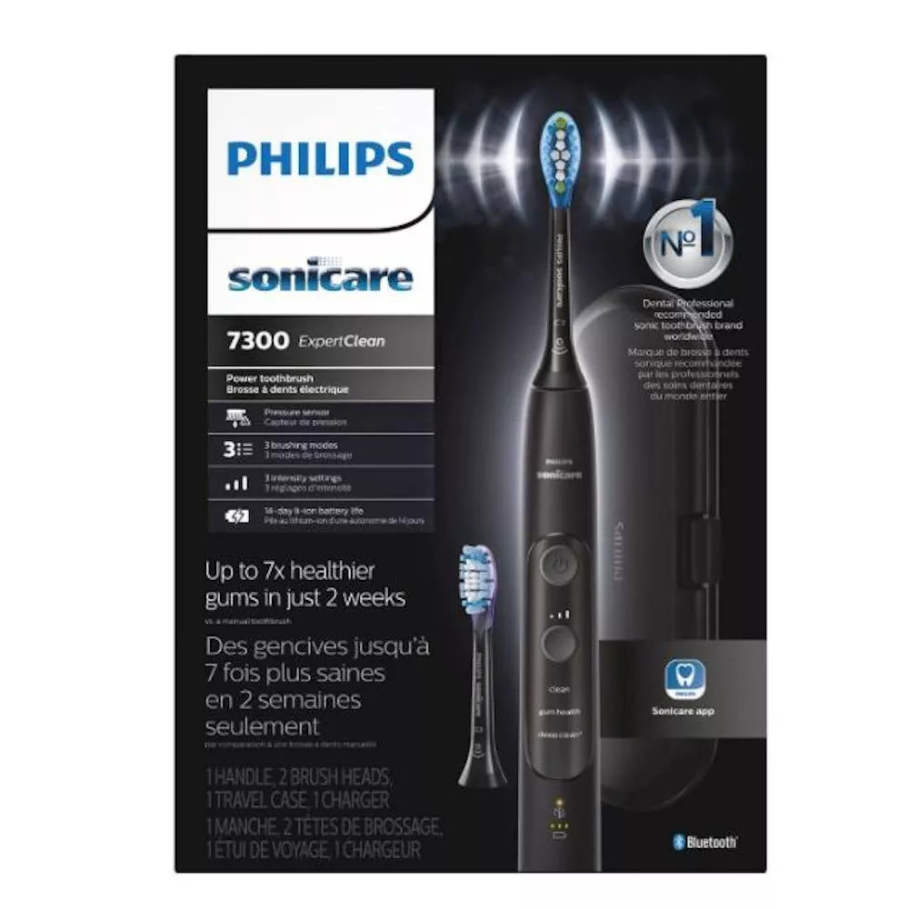 Зубная щетка Philips Sonicare 7300 Expert Clean - Черная 28690₽