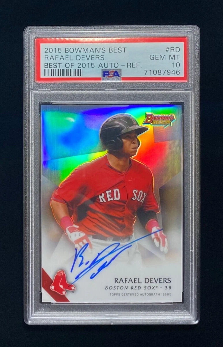 Rafael Devers 10 Graded Baseball Sports Trading Cards