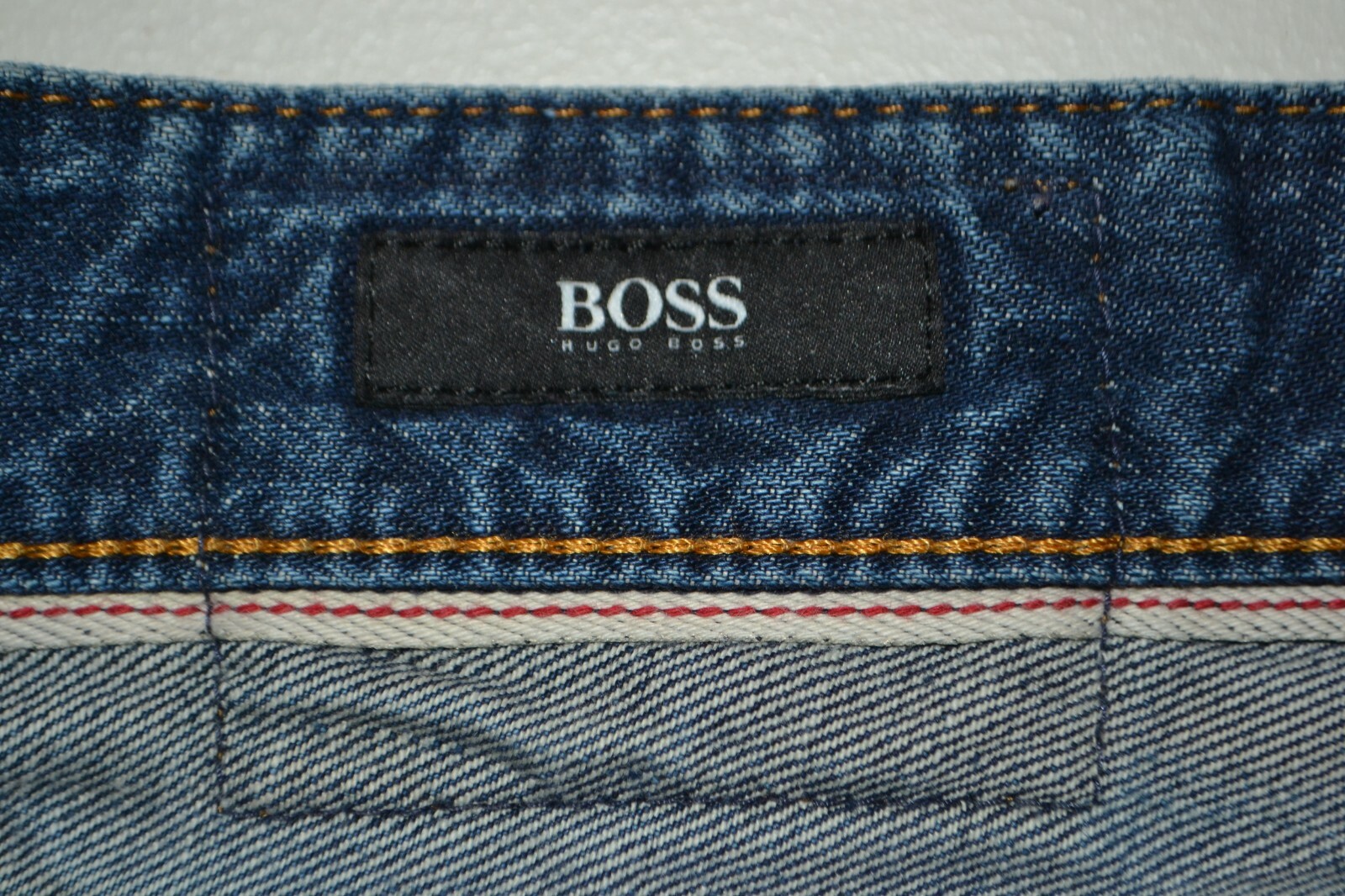 Hugo Boss Men's Edge Straight Fly Button Blue Denim Jeans Sz 31x34 thumbnail 9