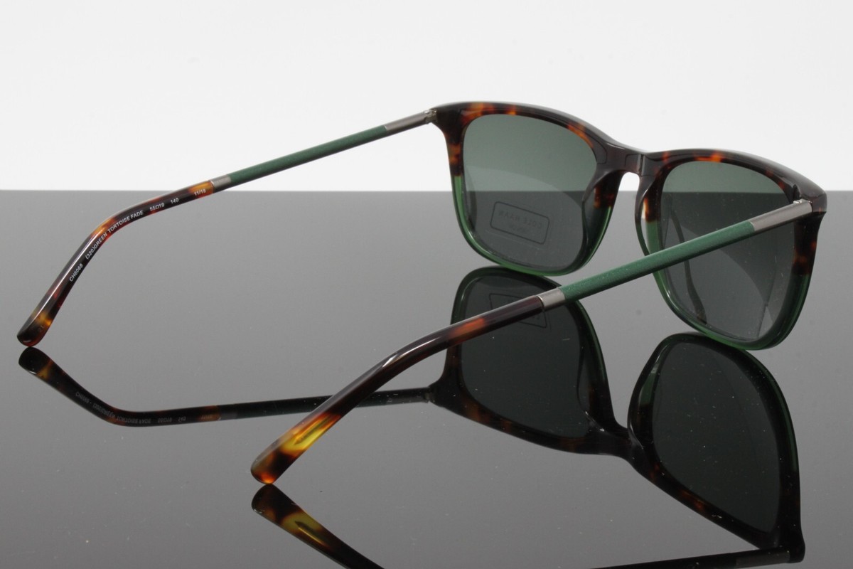 Cole Haan Sunglasses Unisex Square CH6068 230 Green Tortoise  display picture 1