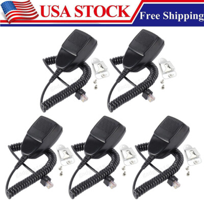 5Pcs HMN3596A 8Pin Microphone For Motorola GM300 GM338 GM950 GM3688 CM200 Radios