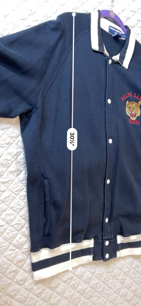 VNTG 90's Ralph Lauren Polo Sport 67' Varsity Tigers Cotton VNTG 90's Ralph Lauren Polo Sport 67' Varsity Tigers Cotton