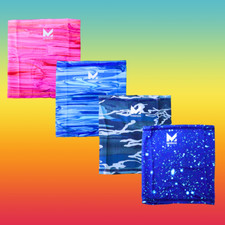 VARIETY 4 Pack Instant Cooling Neck Gaiter Unisex Youth Sized 8 by MISSION