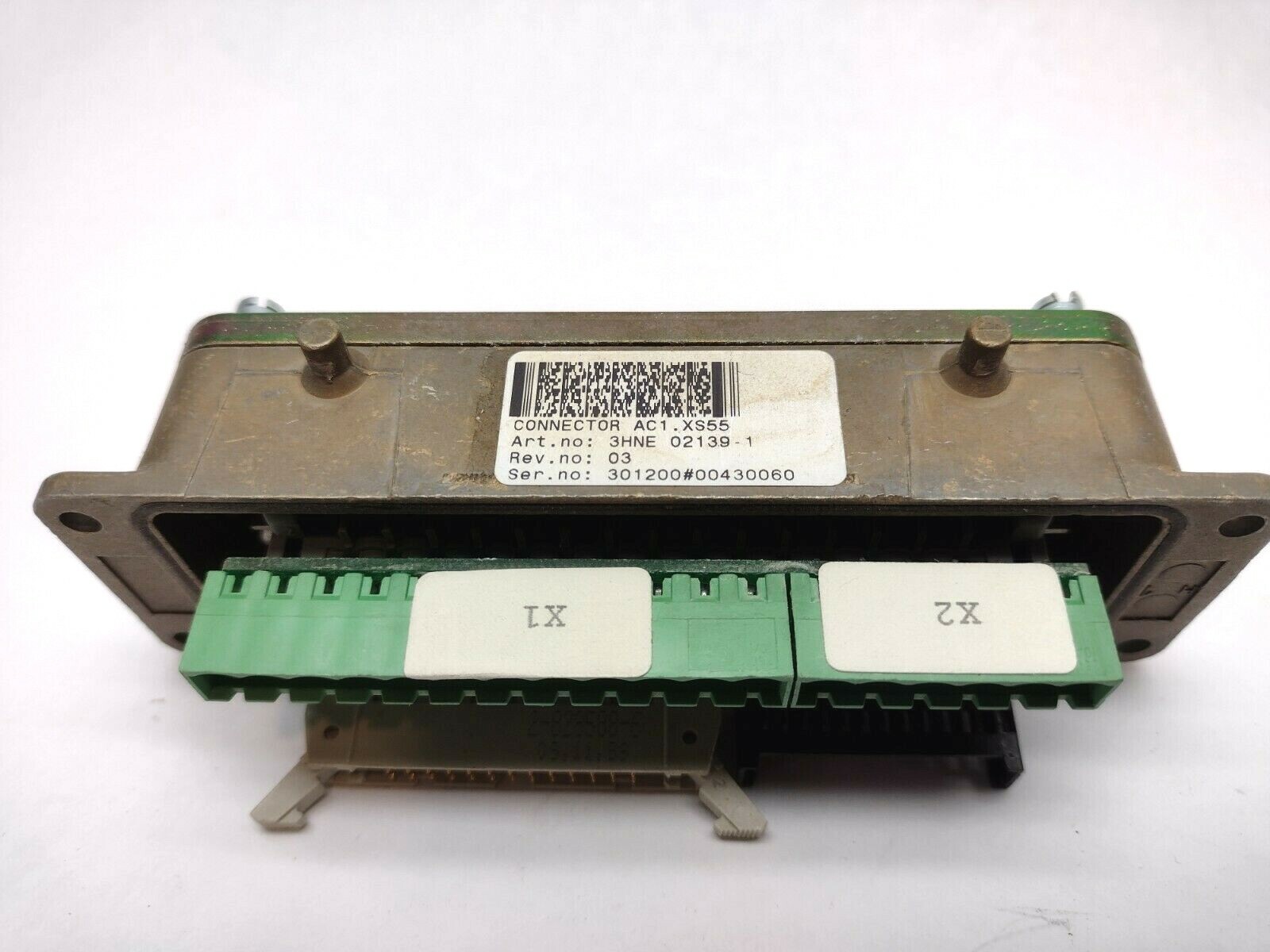 ABB 3HNE 02139-1 REV 03 Robot Control Connector AC1.XS55