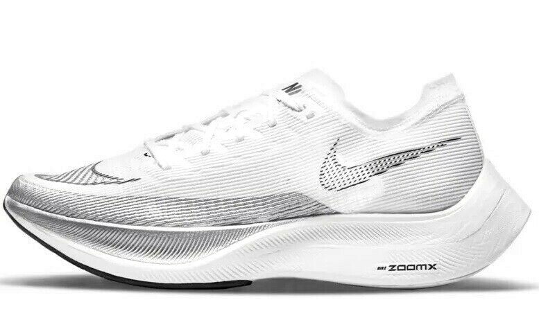 Nike ZoomX Vaporfly Next% 2 White Silver Size 15 New With Box CU4111-100