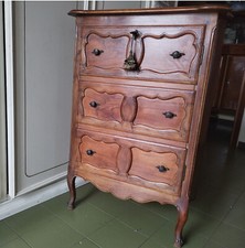 Angoliera Credenza ANTICA PRIMI 800  Legno MASSICCIO Noce Luigi Filippo tavolino
