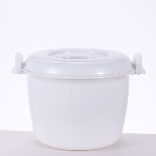 Hervidor de arroz microondas de grado alimenticio PP conveniente con paleta de arroz olla de vapor espesar - Imagen 25 de 34