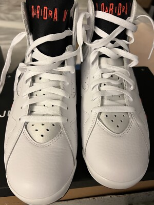 AIR JORDAN７ Air Jordan 7 Retro High Top Sneakers White Infrared Edition Shoes