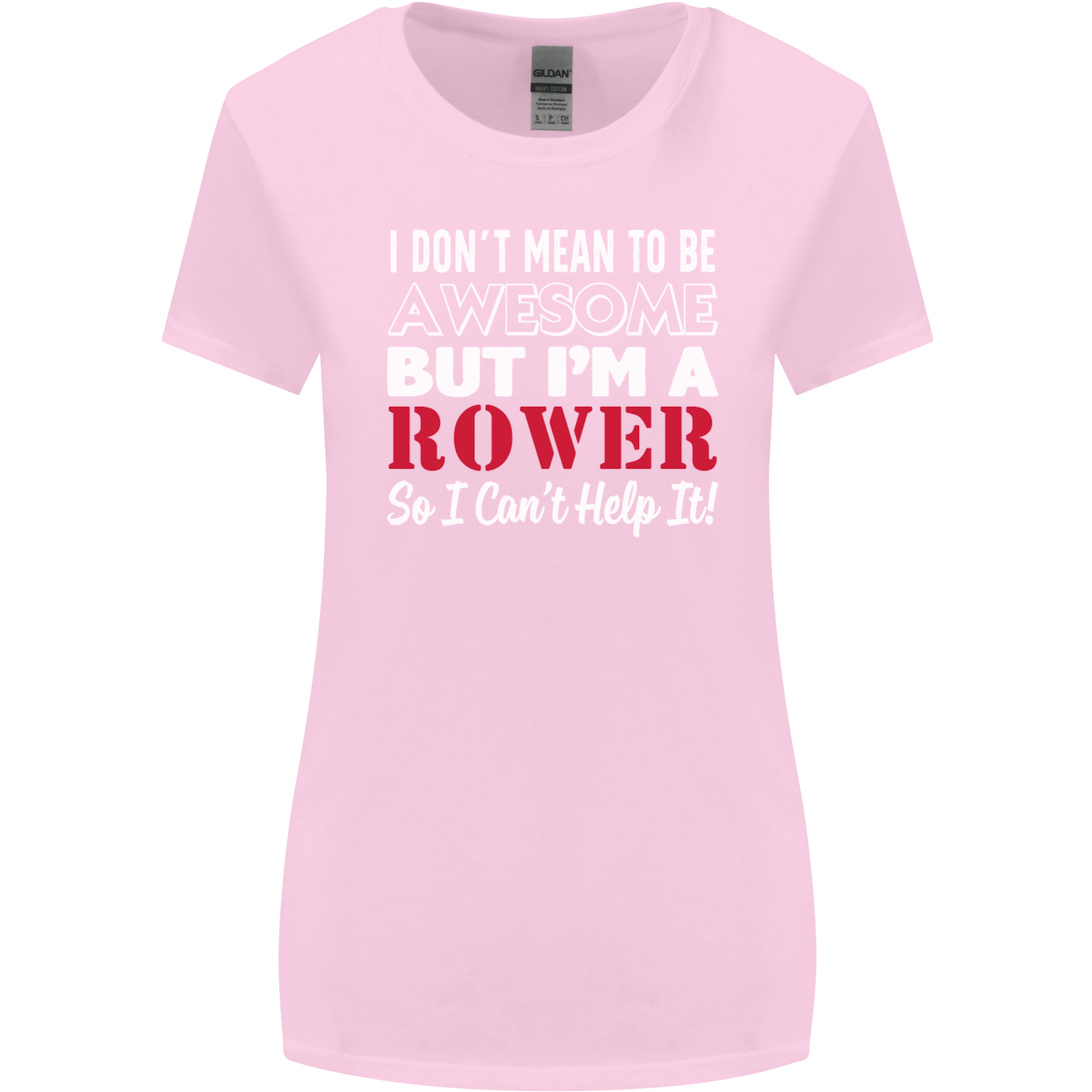 FILA T shirt donna taglio più largo I Don't Mean to Be but Im a Rowering