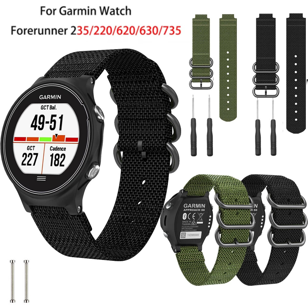 Watch Nylon Band Strap For Garmin Forerunner 235 735xt 230 220