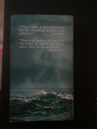 The Lonely Sea and The Sky Sir Francis Chichester 1969 Paperback-Very Nice* - Picture 2 of 2