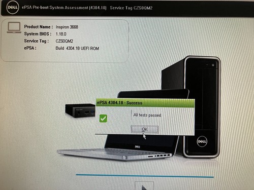 DELL Inspiron 3668 Core i5-7400 3Ghz 8GB RAM 128GB SSD 500GB HDD Win 10 Pro - Picture 7 of 16