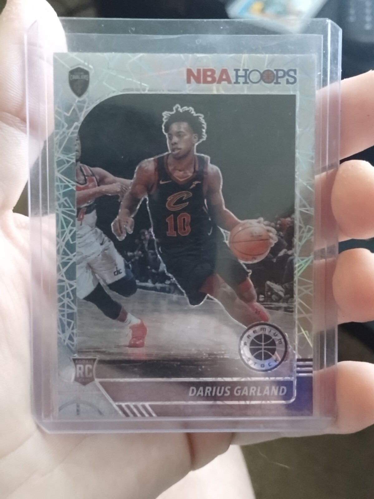 2019-20 Panini Hoops Premium Stock 'silver laser prizm' Darius Garland RC #251🔥