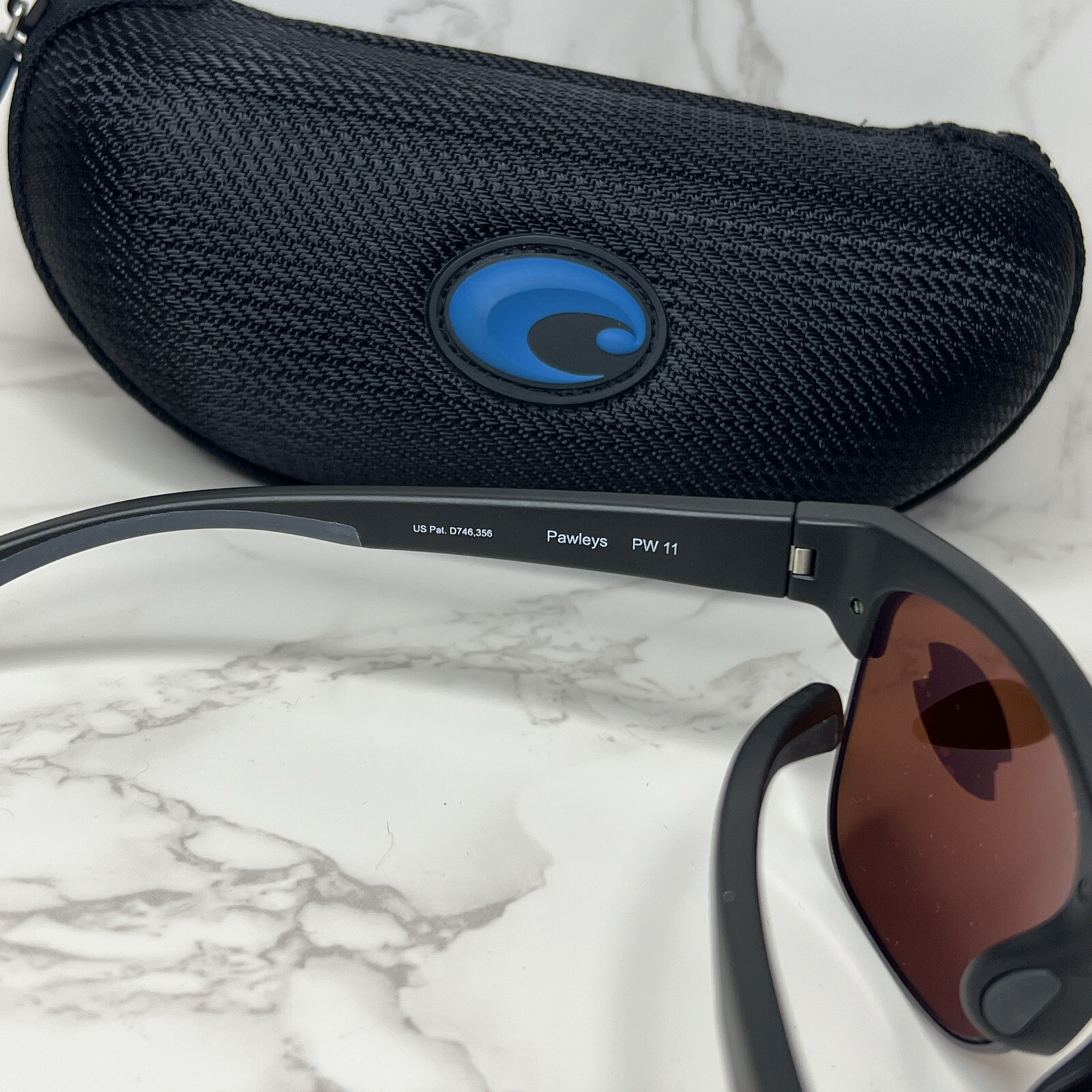 Costa Pawleys Sunglasses Matte Black Brown Mirror Polarized 580PNEW eBay