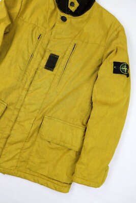 Men's Stone Island A/W 2005 Vintage 00s Yellow Lino-Flax Field Men's Stone Island A/W 2005 Vintage 00s Yellow Lino-Flax Field