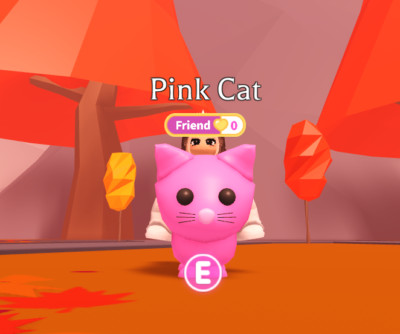 adopt me ride pink cat, full grown, quick and trusted delivery