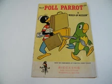 POLL PARROT # 8 MIXED UP MISSION COMIC BOOK RIECKENS EVANSVILLE, IN