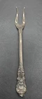 Wallace Sir Christopher Sterling Silver Short Handle Pickle / Olive Fork ~5 3/8"