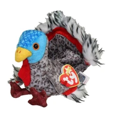 TY Beanie Baby - LURKEY the Turkey (5 inch) - MWMTs Stuffed Animal Toy