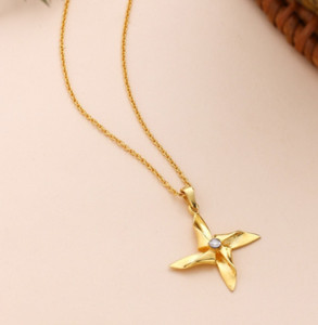 Authentic 14k Gold Plated 925 Sterling Silver Jungle Glorious Pendant Jewelry for Womens