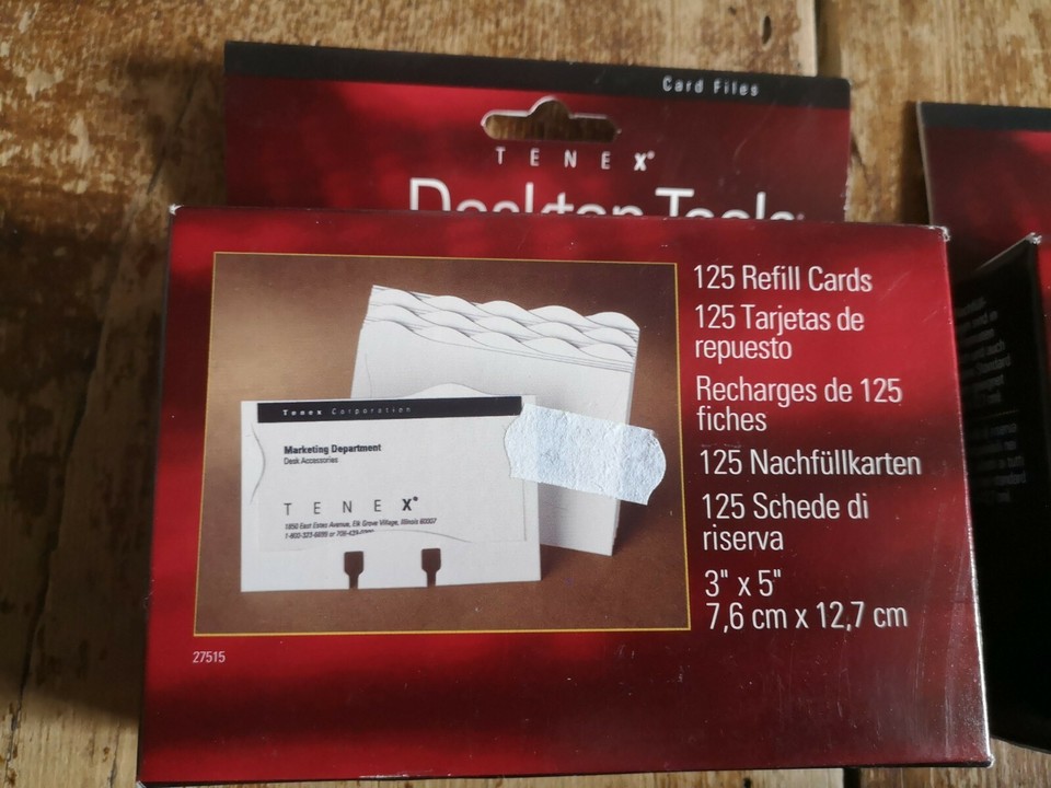 Retro Tenex Desk accessories Stationery tools stacking bracket card