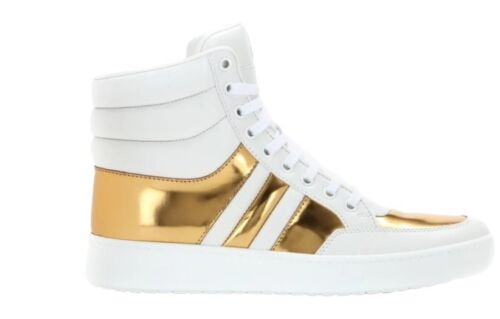 Gucci Ronnie Leather High Top Sneakers Tennis Shoes | eBay