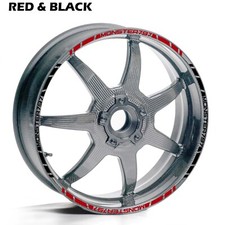 DUCATI MONSTER 797 TWO COLOURS WHEEL RIM STRIPES TAPE DECALS STICKERS BIKE KIT