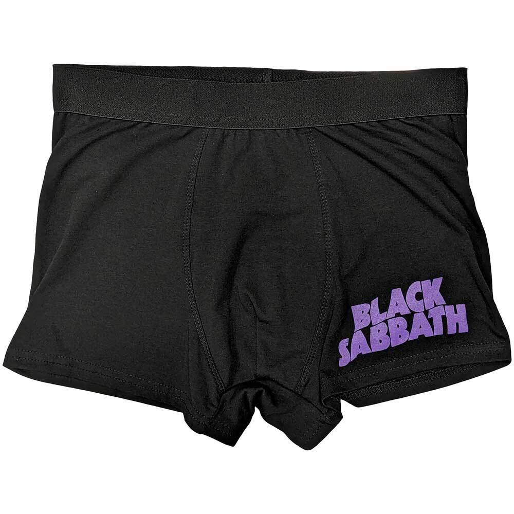 Black Sabbath Unisex Boxers: Wavy Logo (X-Large) -