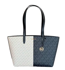 MICHAEL KORS JET SET TRAVEL MEDIUM TOP ZIP SHOULDER TOTE BAG MK BLACK MULTI