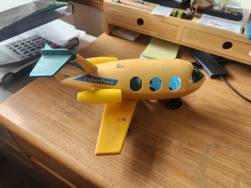 Vintage Fisher Price Little People Jet Airplane