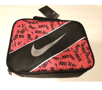 nike red lunch bag