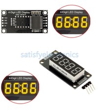 0,56" pollici TM1637 4 bit digitale LED orologio tubo display giallo per Arduino