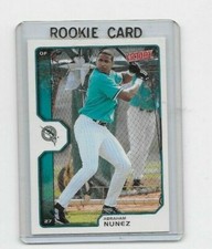 2002 Victory Baseball Card #573 Abraham Nuenz Marlins Rookie Card  Mint