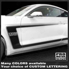 Ford Mustang 2015-2023 Boss 302 Style Side C-stripes Decals Choose Color Ford Mustang 2015-2023 Boss 302 Style Side C-stripes Decals Choose Color