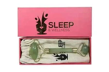 Sleep & Wellness Premium Anti-Aging Jade Roller for Facial Massage Therapy