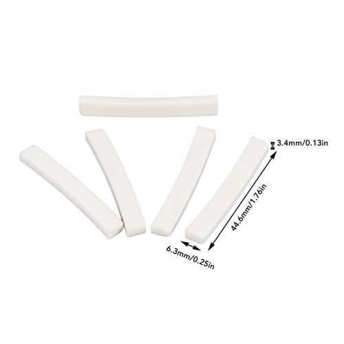 5PCS Bone Guitar Nut Classical Acoustic Guitar Bone String Bridge Sa CHU - Picture 21 of 22