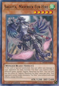 Sagitta, Maverick Fur Hire - MP19-EN250 - Common - 1st Edition x3 - Near Mint
