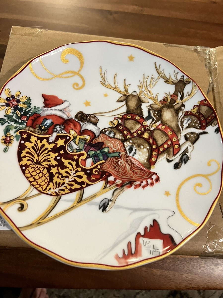 New Williams Sonoma Twas The Night Before Christmas Salad Plate