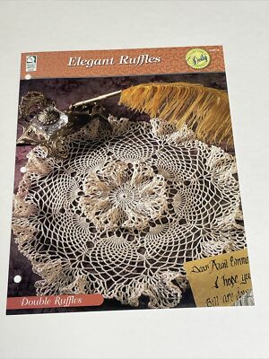 Double Ruffles House of White Birches Crochet Doily Pattern