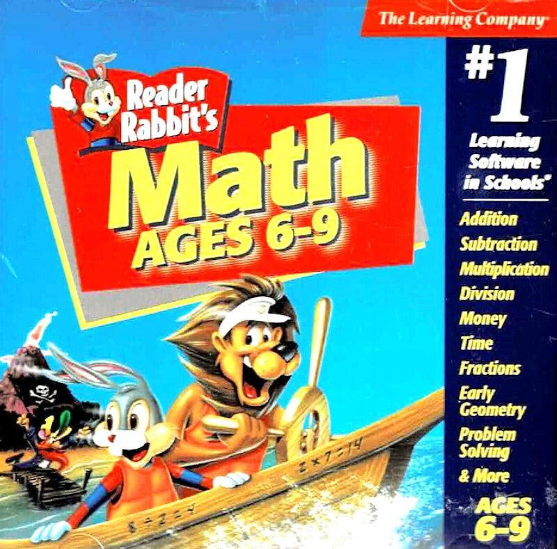 READER RABBIT'S MATH AGES 6-9 1998 +1Clk Windows 11 10 8 7 Vista