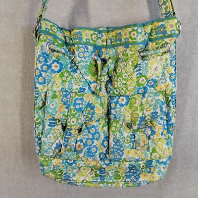 Vera Bradley English Meadow Quick Draw Shoulder Crossbody Bucket Bag Retired