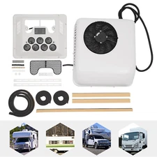 12V Mini RV Air Conditioner 6000 Btu Rooftop Heat & Cool AC Kit for Truck Bus
