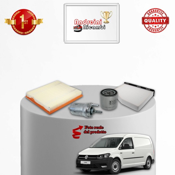 Wartungskit 4 Filter VW Caddy IV 1.6 81KW 110PS AB 2015-image