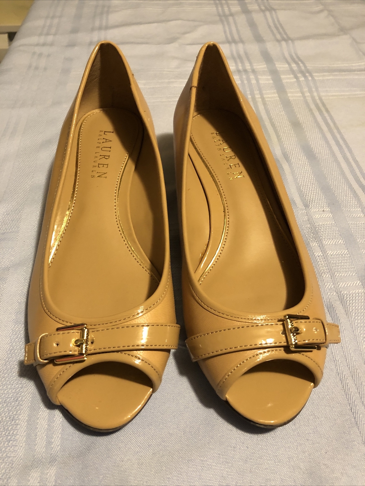 WOMENS TAN DRESS SHOES BY RALPH LAUREN 